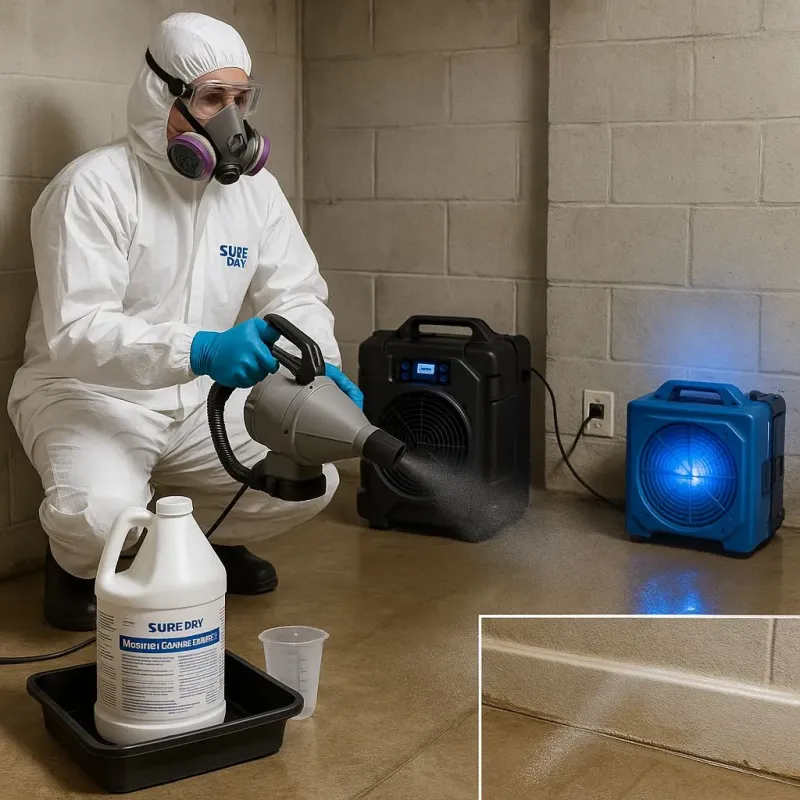 Sanitization and Odor Removal process in Sebastopol, CA
